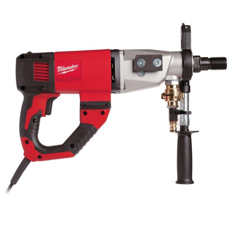 Wiertnica do betonu Milwaukee ze statywem 230V + Koronka do betonu wiertnicy
